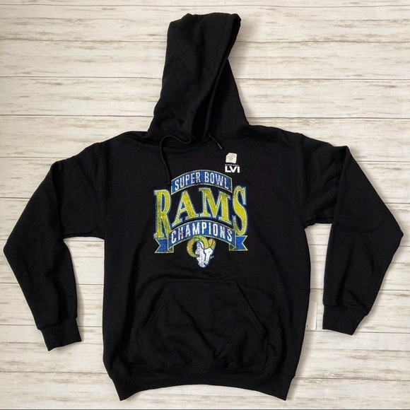 NWT Los Angeles Rams Hooded Sweatshirt | Size Small - Picture 1 of 4